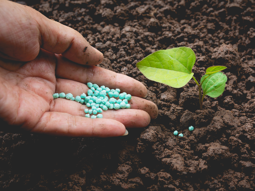 Granulometria dos Fertilizantes