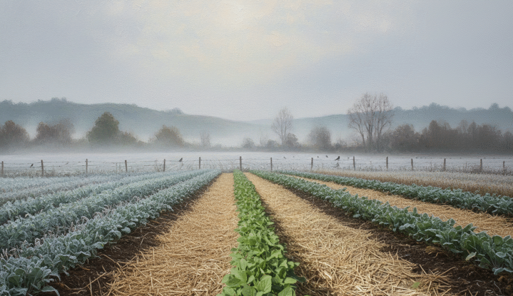 Plantas de cobertura no inverno